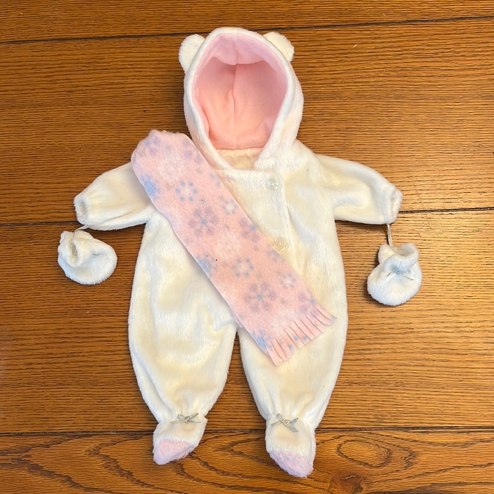 Bitty Baby Polarbear Snowsuit